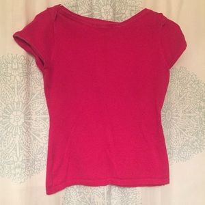 GAP pink boatneck shirt